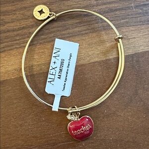 Alex and Ani teacher bracelet